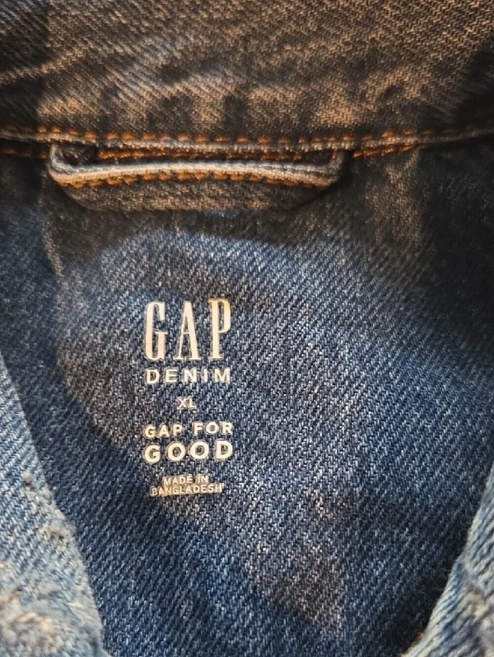 GAP Blue Washed Denim Jacket